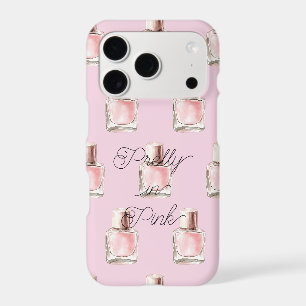 Pretty in Pink Nail Polish Bottle iPhone 17 Pro Case