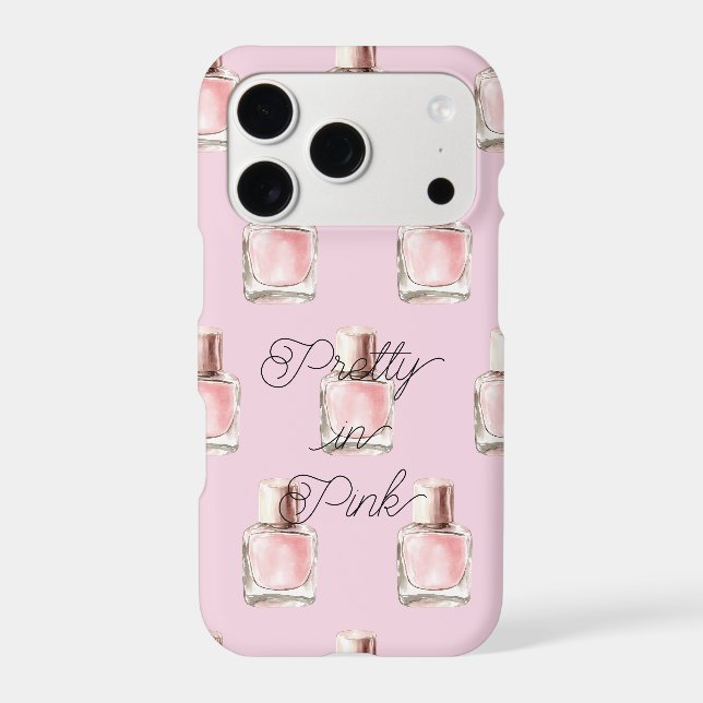 Pretty in Pink Nail Polish Bottle Case-Mate iPhone Case (Back)