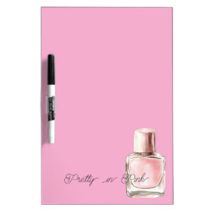 Pretty in Pink Nail Polish Dry Erase Board