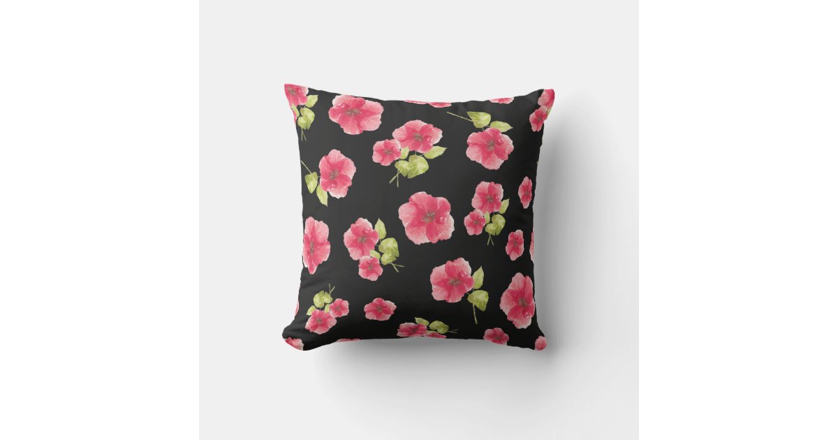 Pretty in Pink Outdoor Pillow Zazzle