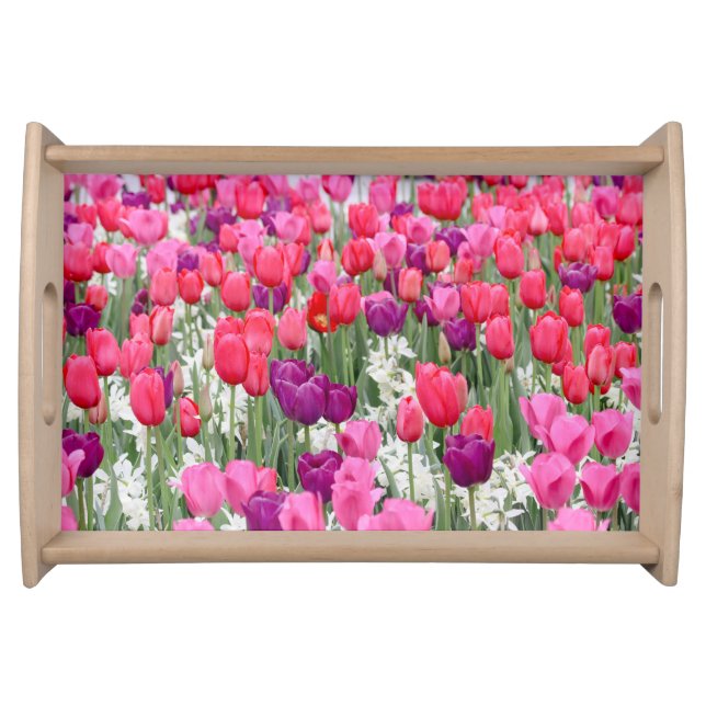 Pretty in Pink Petals  Serving Tray (Front)