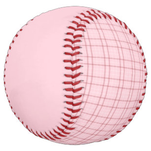 Pretty in Pink Plaid Softball