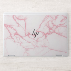 Pretty in Pink The Chic and Stylish Pink Marble H HP Laptop Skin