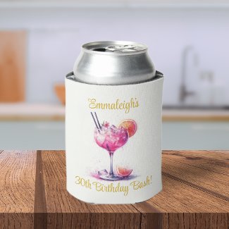 Pretty in Pink Themed Cocktail Birthday