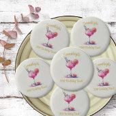 Pretty in Pink Themed Cocktail Birthday Chocolate Covered Oreo