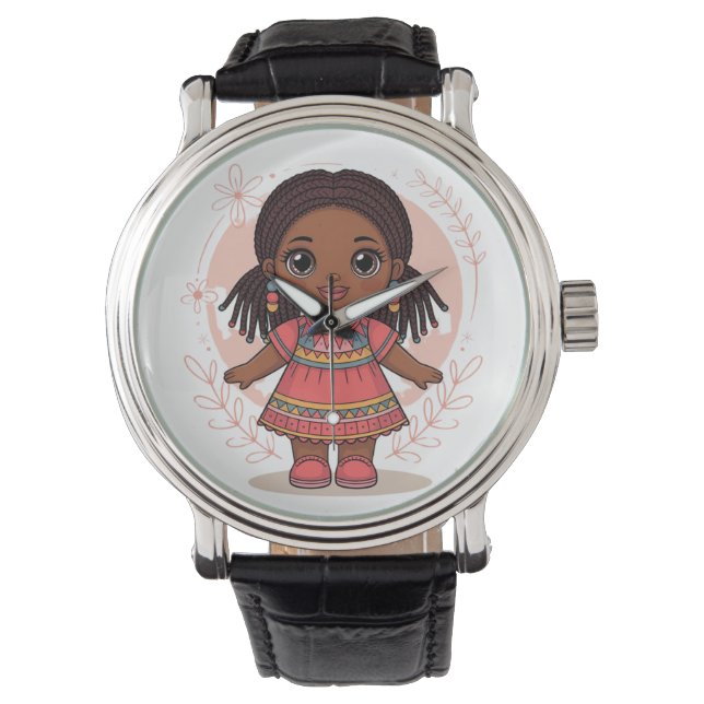 Pretty in Pink Ticks Watch (Front)