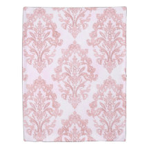 Pretty in Pink Victorian Damask Watercolor Pattern