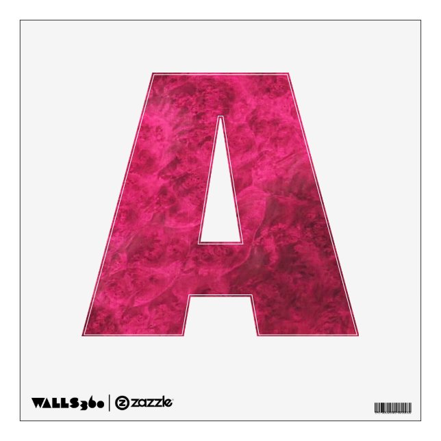 Pretty in Pink Wall Decal (Front)