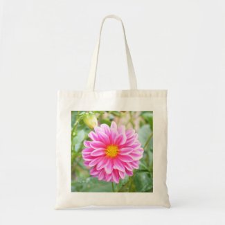 Pretty in Pink Wild Flower Tote Bag