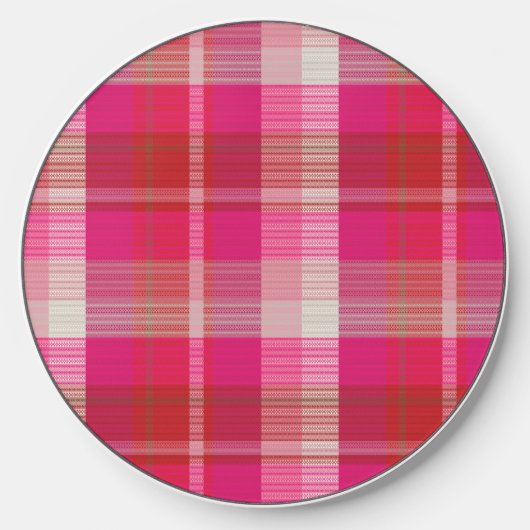 Pretty in Plaid Charger Wireless Charger (Front)