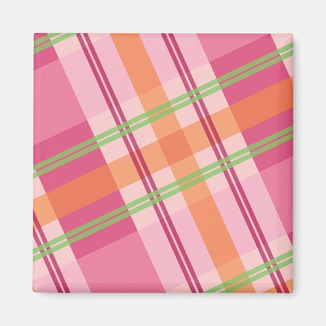 Pretty in Plaid Magnet (Front)