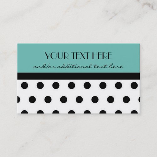 Pretty in Polka Dots Business Card Templates