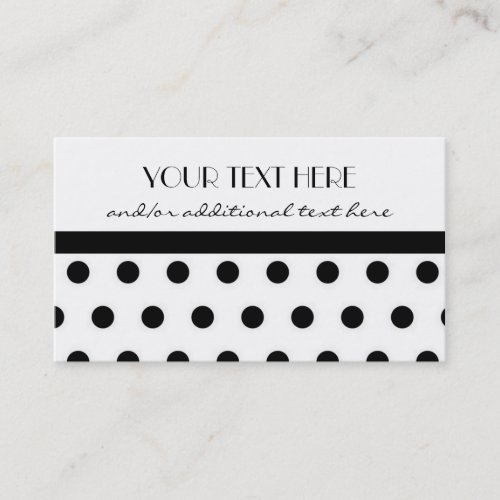 Pretty in Polka Dots Business Card