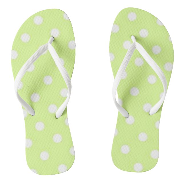 Pretty In Polka Dots Collection Flip Flops (Footbed)