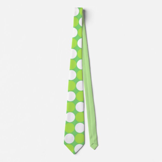 Pretty In Polka dots Collection Men's Neck Tie (Front)