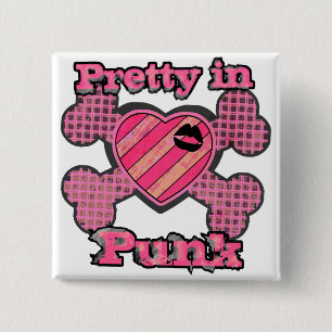 Pretty in Punk Pinback Button