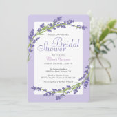 Pretty in Purple | Bridal Shower Invitation (Standing Front)