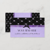 Pretty in Purple Business Card (Front/Back)