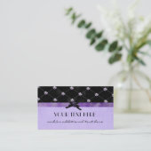 Pretty in Purple Business Card (Standing Front)