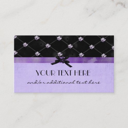 Pretty in Purple Business Card Template