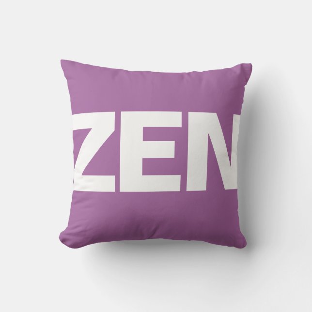 Pretty in Purple Throw Pillow (Front)