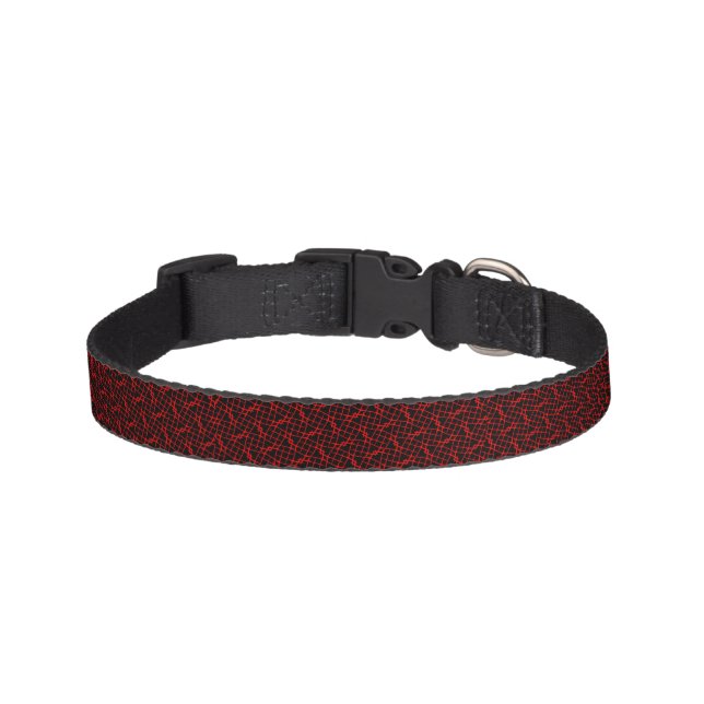 Pretty in Red Dog Collar (Front)