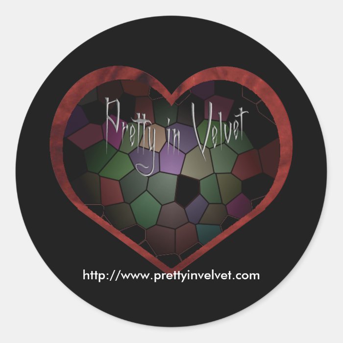 Pretty in Velvet Stickers