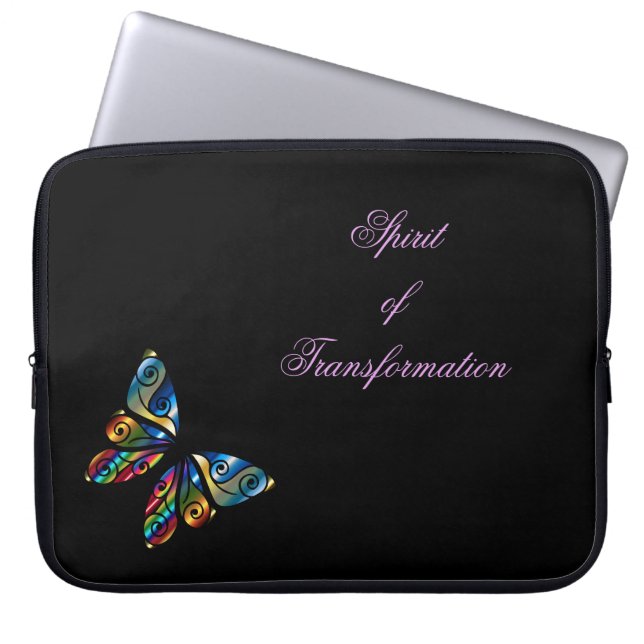Pretty inspirational Butterfly laptop case (Front)