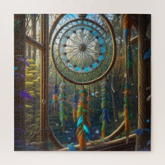 Pretty Intricate Suncatcher Dreamcatcher Jigsaw Puzzle (Vertical)