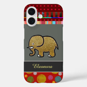 pretty iPhone 6 with elephant personalized 16 Case