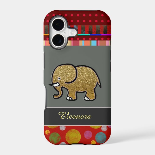 pretty iPhone 7 with elephant personalized Case-Mate iPhone Case (Back)