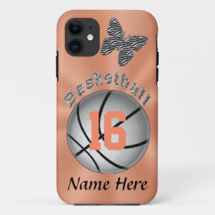 Pretty iPhone Basketball Cases, Older to Newest iPhone 11 Case