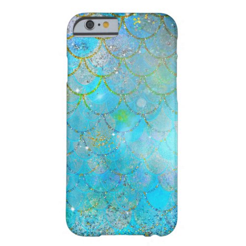 Pretty Iridescent Pearl Shimmer Mermaid Scales Barely There iPhone 6 Case