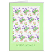 Pretty Irish Gaelic Language Greeting Birthday (Front)