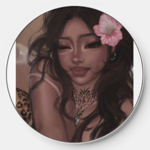 Pretty island girl portable charger for phone