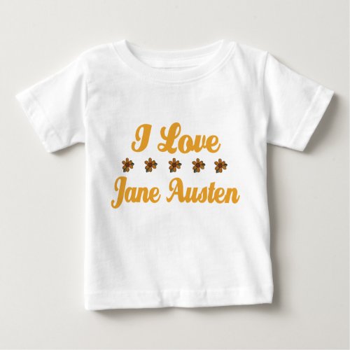 Pretty Jane Austen Lover Baby T_Shirt