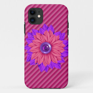 pretty jeweled flower Iphone 5 Case
