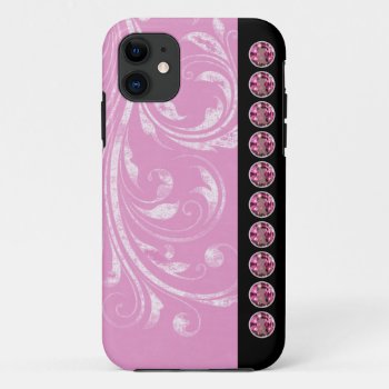 Pretty Jeweled Iphone Cases by PinkGirlyThings at Zazzle