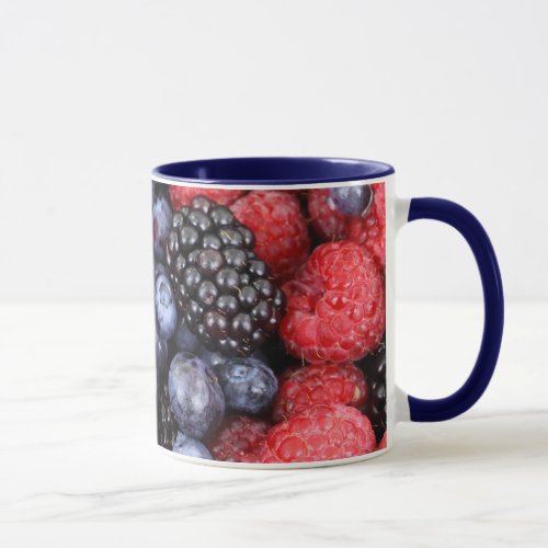 Pretty Juicing Berries Coffee Cup