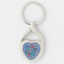 Pretty keyring gift