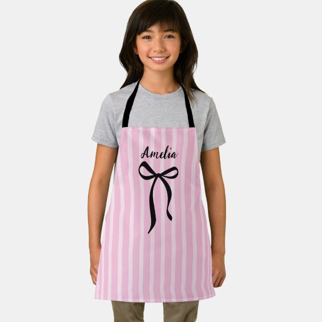 Pretty Kids Custom Chef Apron, Cooking Baking BBQ Apron (Insitu)