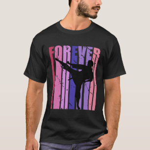 Pretty Kids Forever Jiu Jitsu Karate Taekwondo Vin T-Shirt