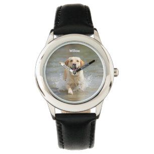 Pretty Kid's Personalized Labrador Watch