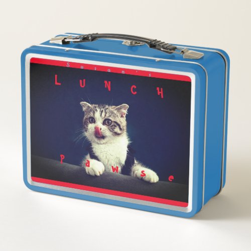 Pretty Kitten Metal Lunch Box