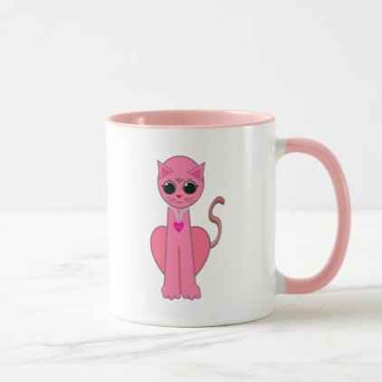 Pretty kitten mug