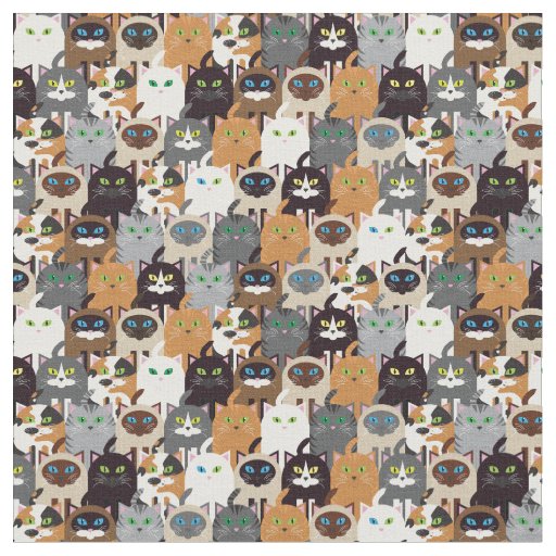 Pretty Kitties Fabric