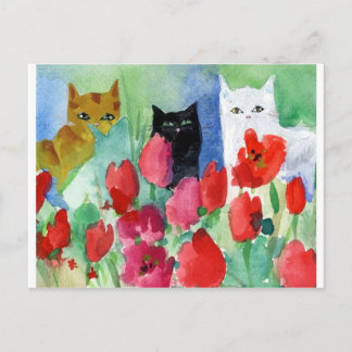 Pretty Kitties Postcard