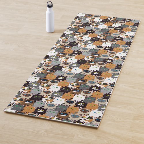 Pretty Kitties Yoga Mat