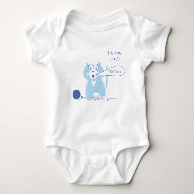 Pretty Kitty Baby Bodysuit (Front)