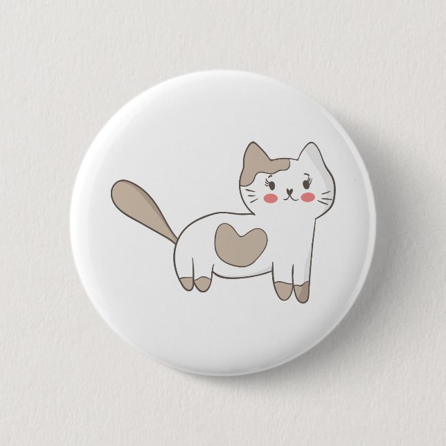 Pretty Kitty Button (Front)